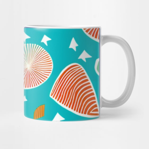 Abstract Tropical Beach Picnic (MD23SMR007b) by Maikell Designs